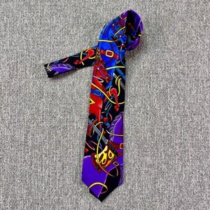 Rush Limbaugh No Boundaries Collection Silk Tie 58" Novelty Print